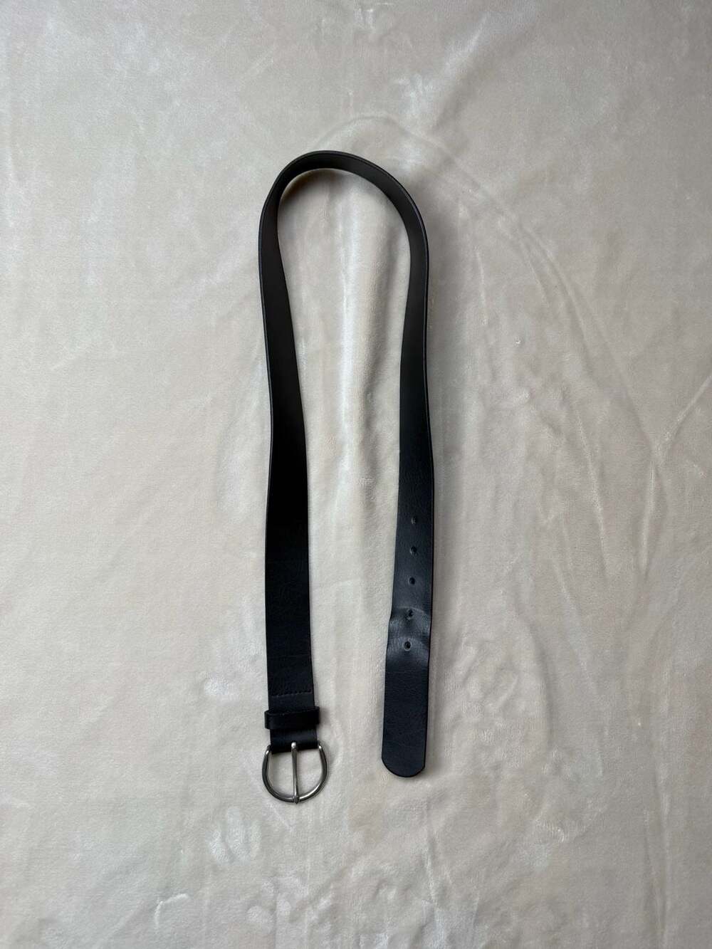 H&M Black Leather Belt Size M